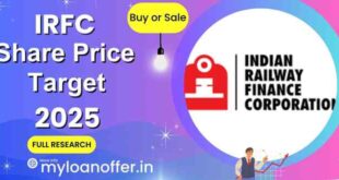 IRFC Share Price Target 2025, irfc share price target 2025 by Motilal Oswal, irfc share price target Prediction 2025